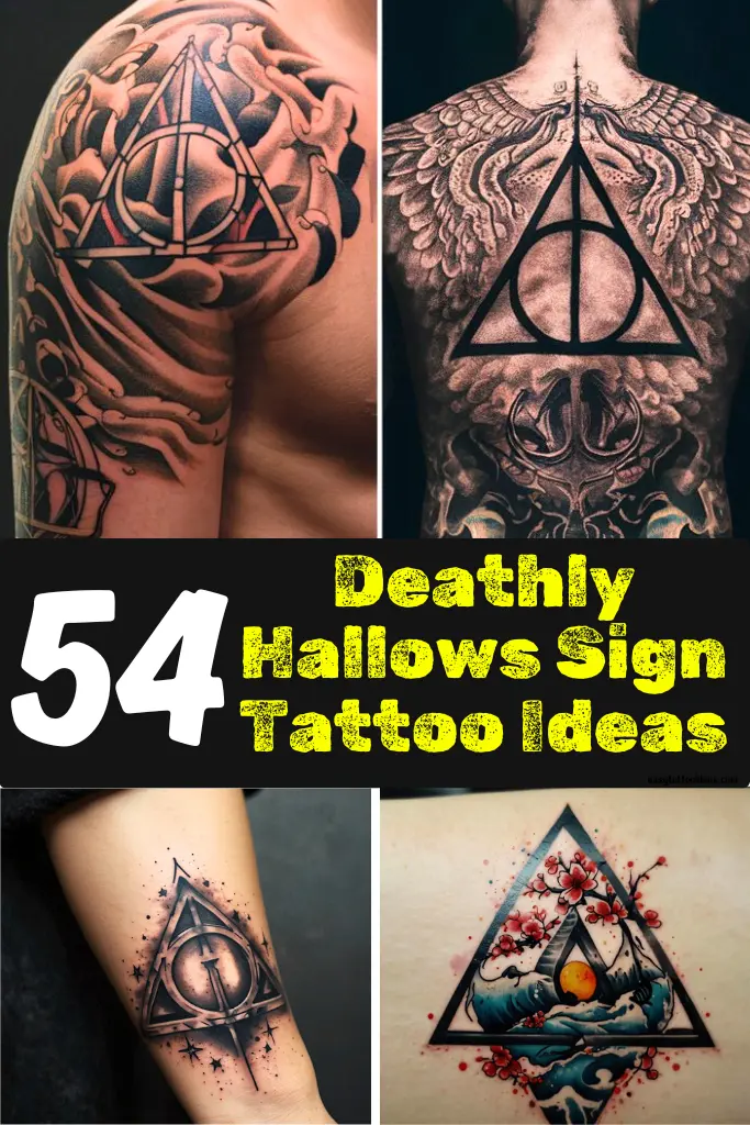 54 Deathly Hallows Sign Tattoo Ideas
