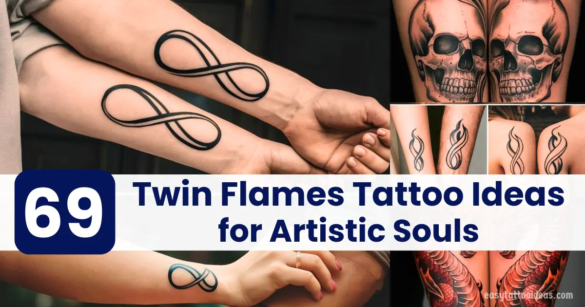 69 Twin Flames Tattoo Ideas