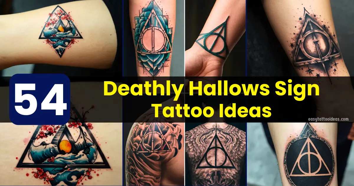 54 Deathly Hallows Sign Tattoo Ideas