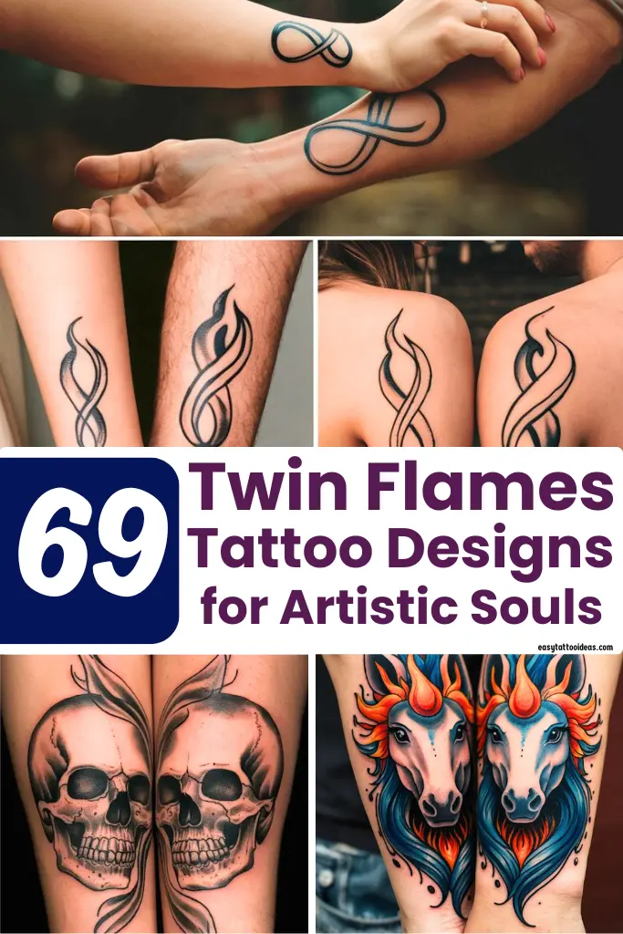 Twin Flames Tattoo Ideas
