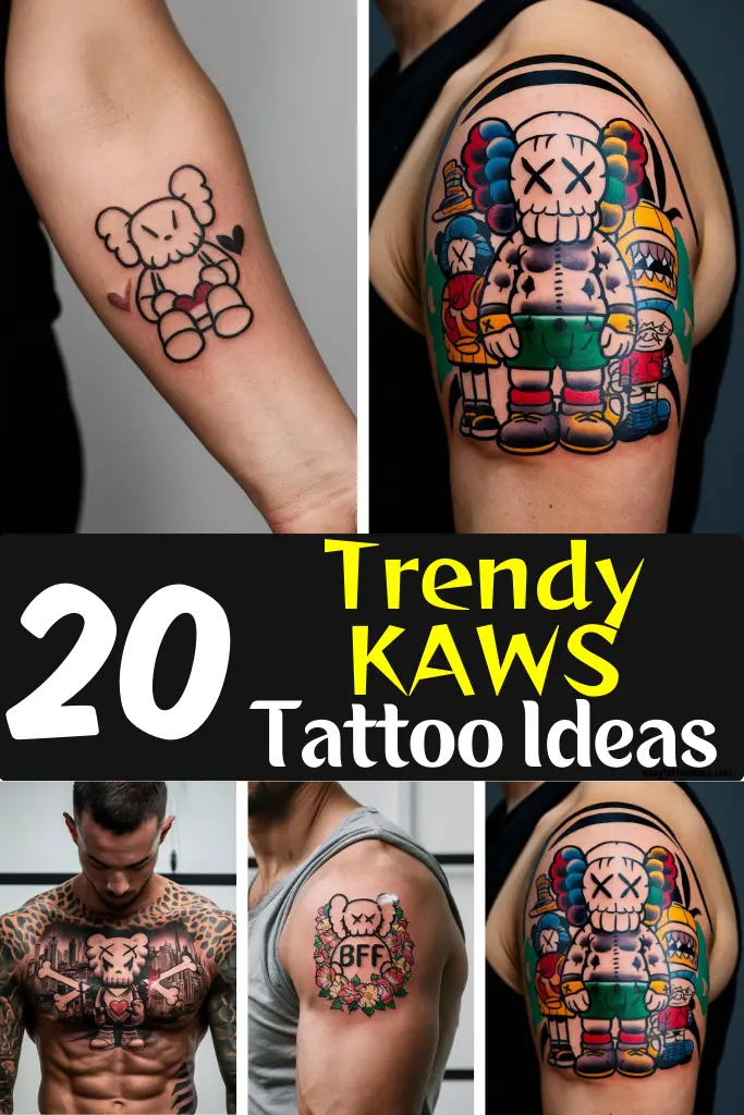 20 Incredible KAWS Tattoo Ideas