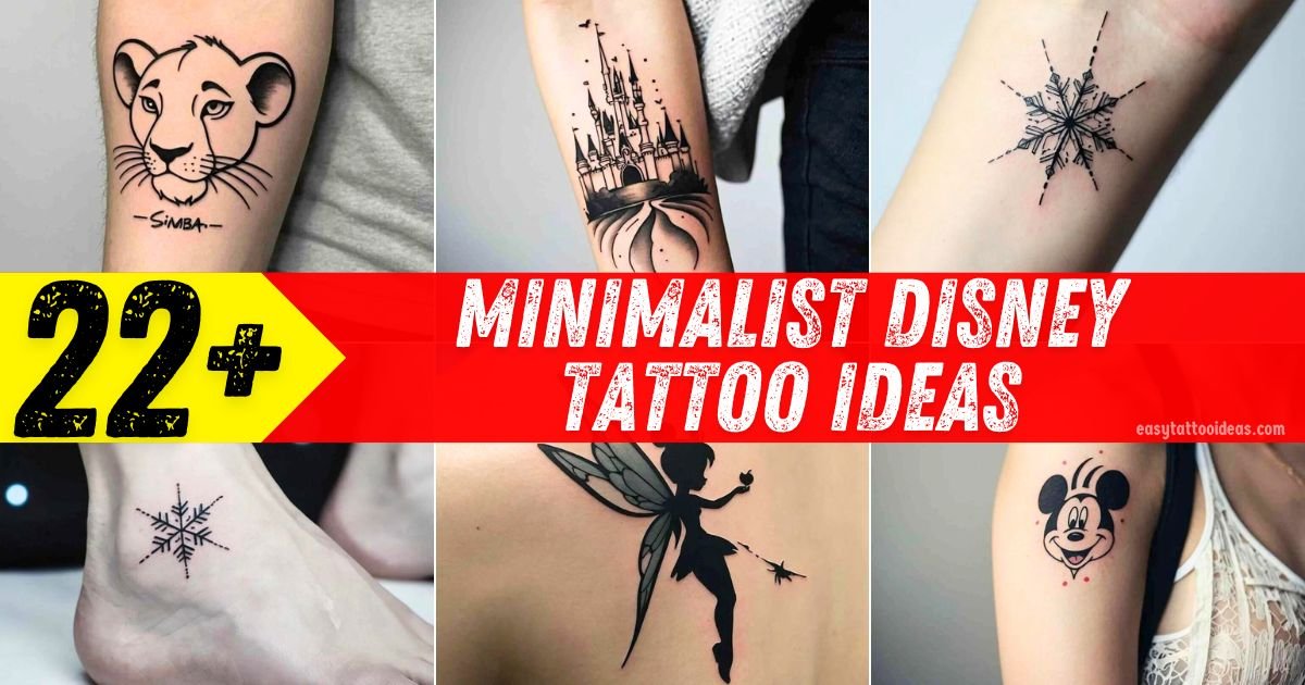 Minimalist Disney Tattoos