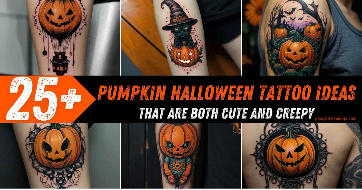 Pumpkin Halloween Tattoo Ideas