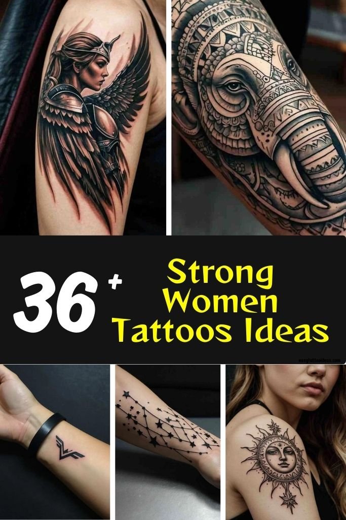 Strong Women Tattoos Ideas