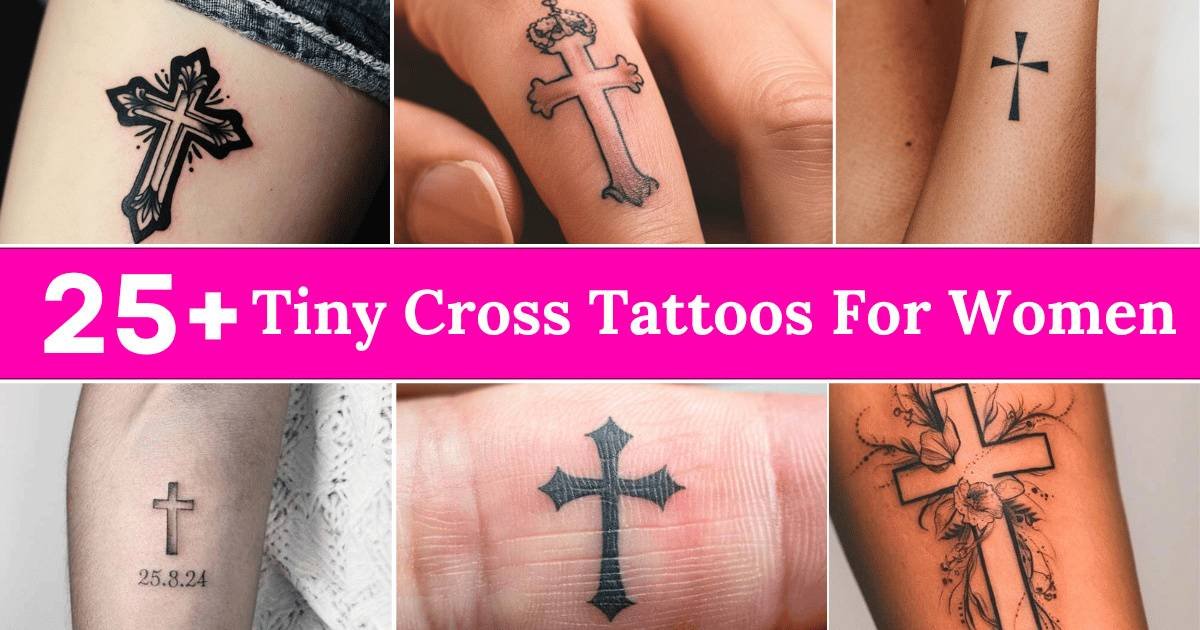 Tiny Cross Tattoos For Women