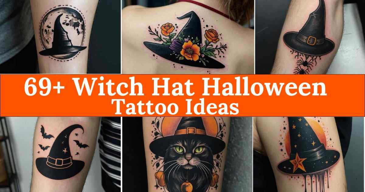 Witch Hat Halloween Tattoo Ideas