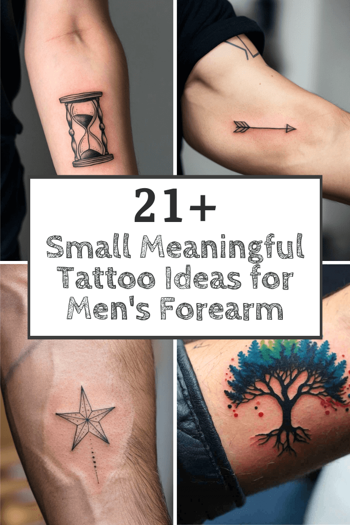 21+ Small Meaningful Tattoo Ideas for Men's Forearm