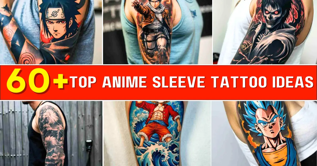 60+ Top Anime Sleeve Tattoo Ideas