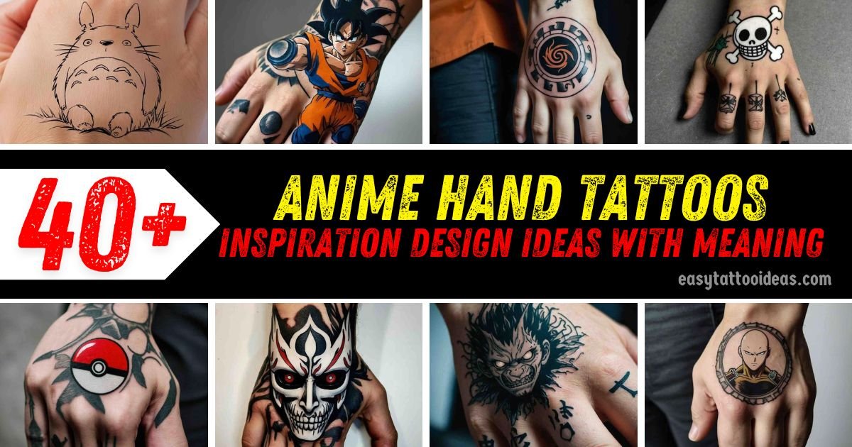 Anime Hand Tattoos