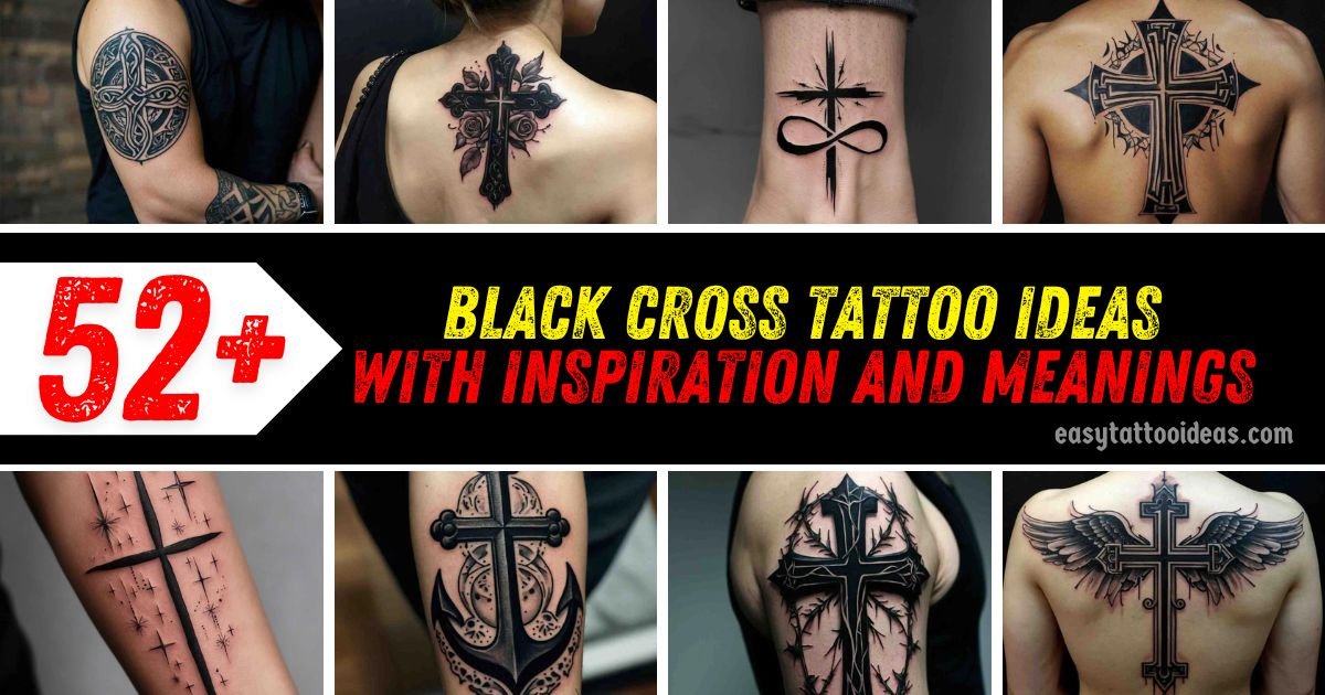 Black Cross Tattoo Ideas