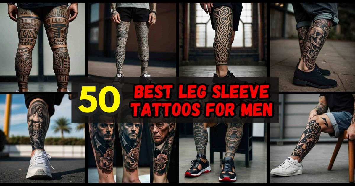 Leg Sleeve Tattoos for Men