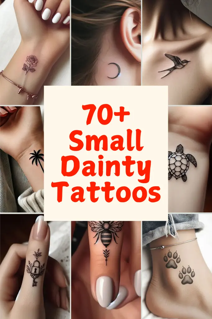 70+ Small Dainty Tattoos