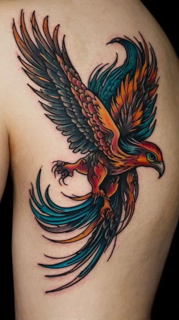 Flying Phoenix Tattoo