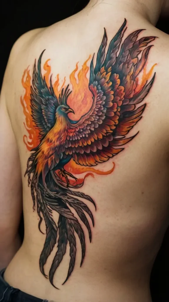 Flying Phoenix Tattoo