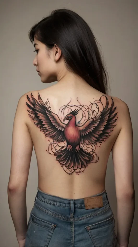 Flying Phoenix Tattoo