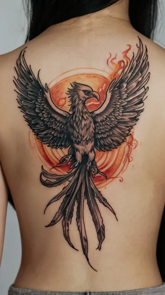 Flying Phoenix Tattoo