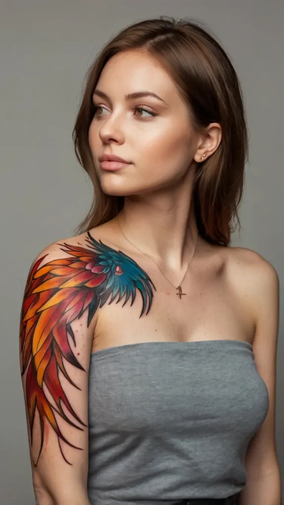 Phoenix Feather Tattoo