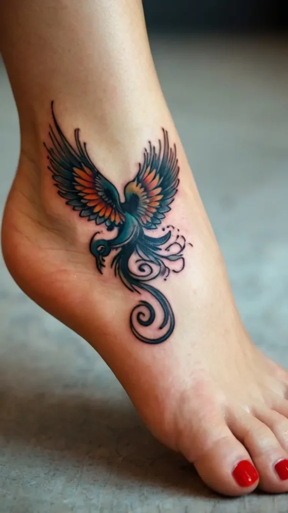 Small Phoenix Tattoo