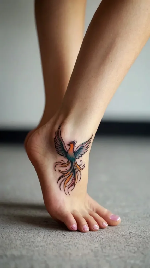 Small Phoenix Tattoo