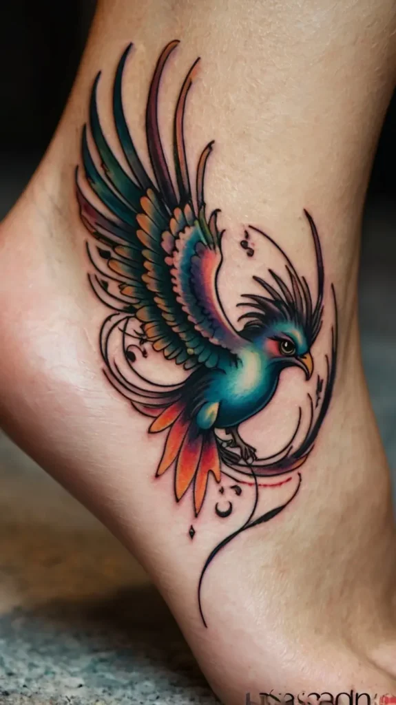 Small Phoenix Tattoo