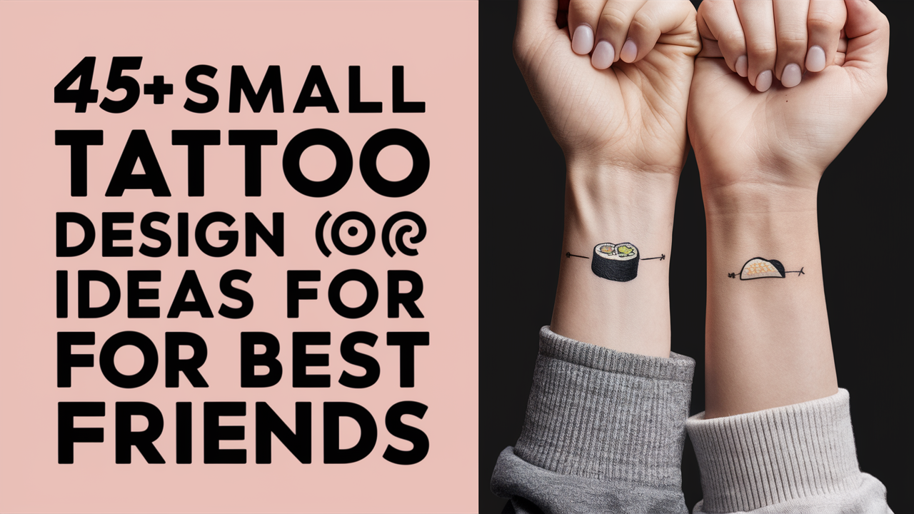 Small Tattoo Design Ideas for Best Friends