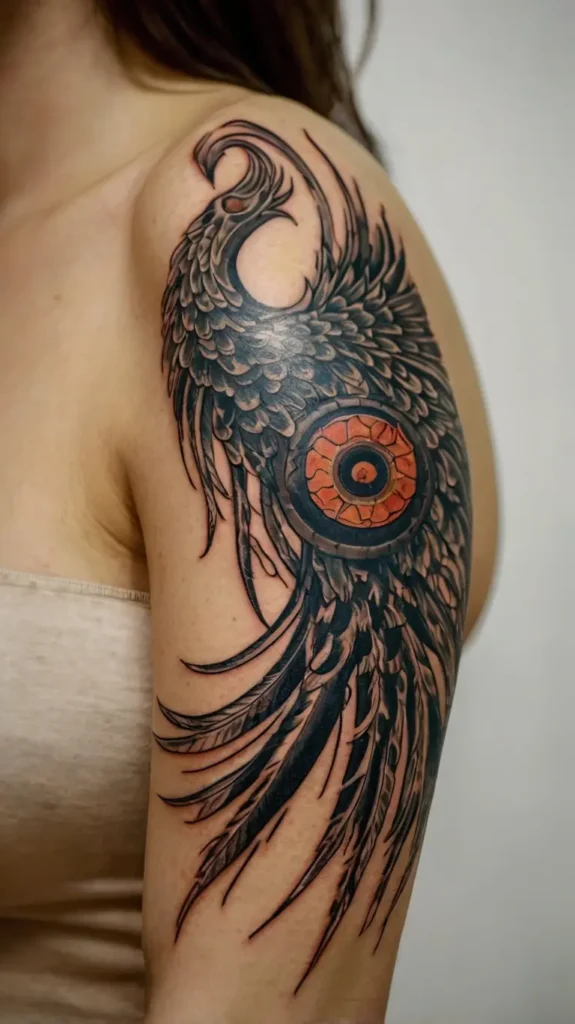 Tribal Phoenix Tattoo