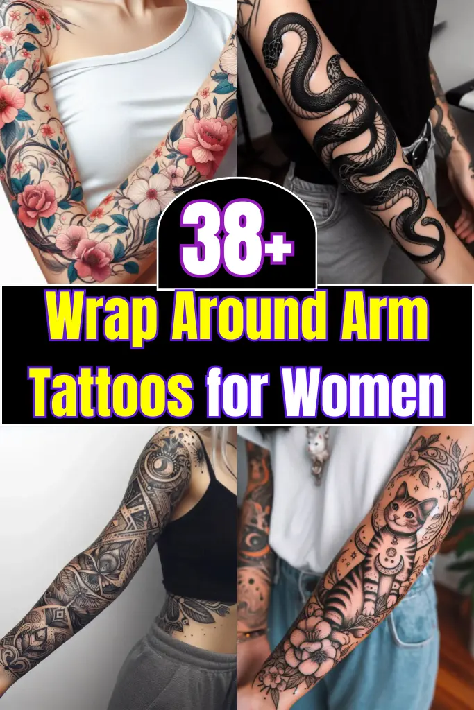 38+ Wrap Around Arm Tattoos for Women