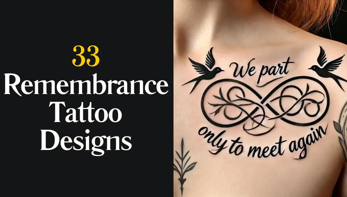 Remembrance Tattoo Designs