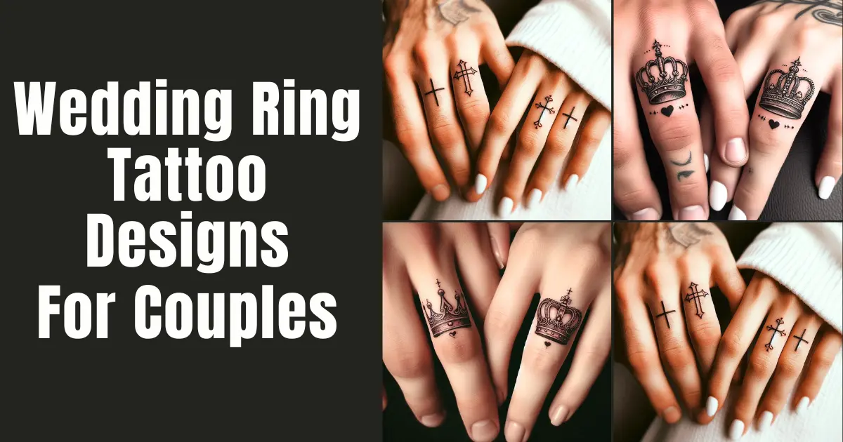 Wedding Ring Finger Tattoo design Ideas