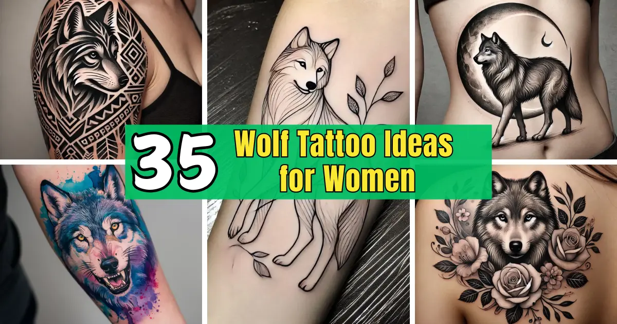 Wolf Tattoo Ideas for Women