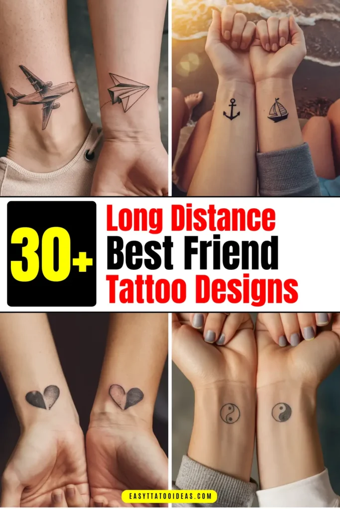 30+ Long Distance Best Friend Tattoos