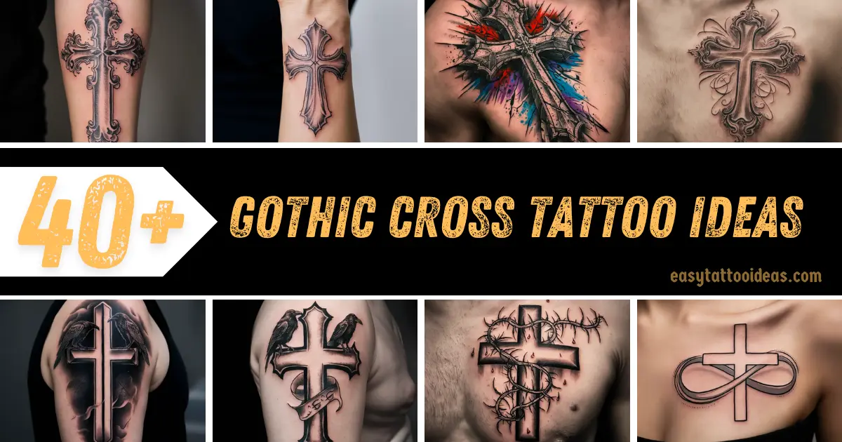 Gothic Cross Tattoo Ideas