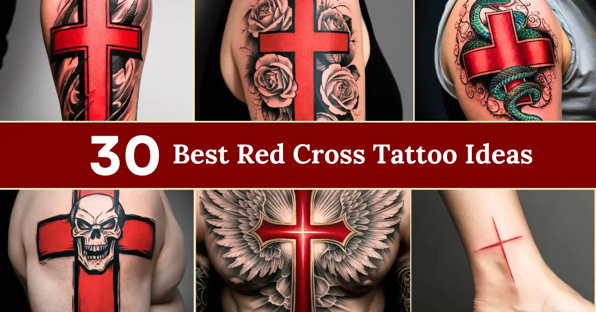 Best Red Cross Tattoo Ideas