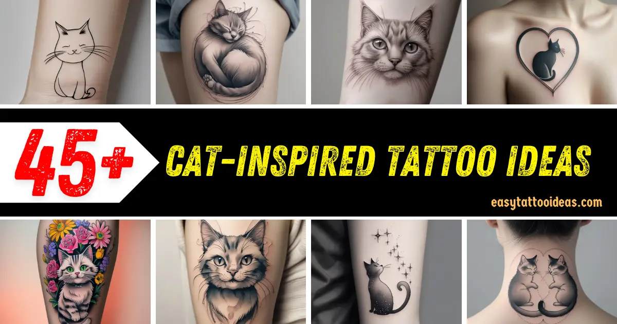 Cat-Inspired Tattoo Ideas