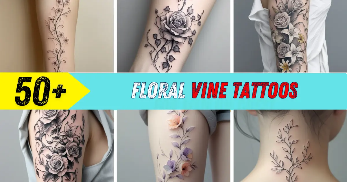 Floral Vine Tattoos