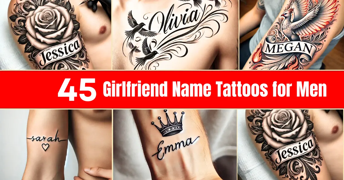 Girlfriend Name Tattoos for Men