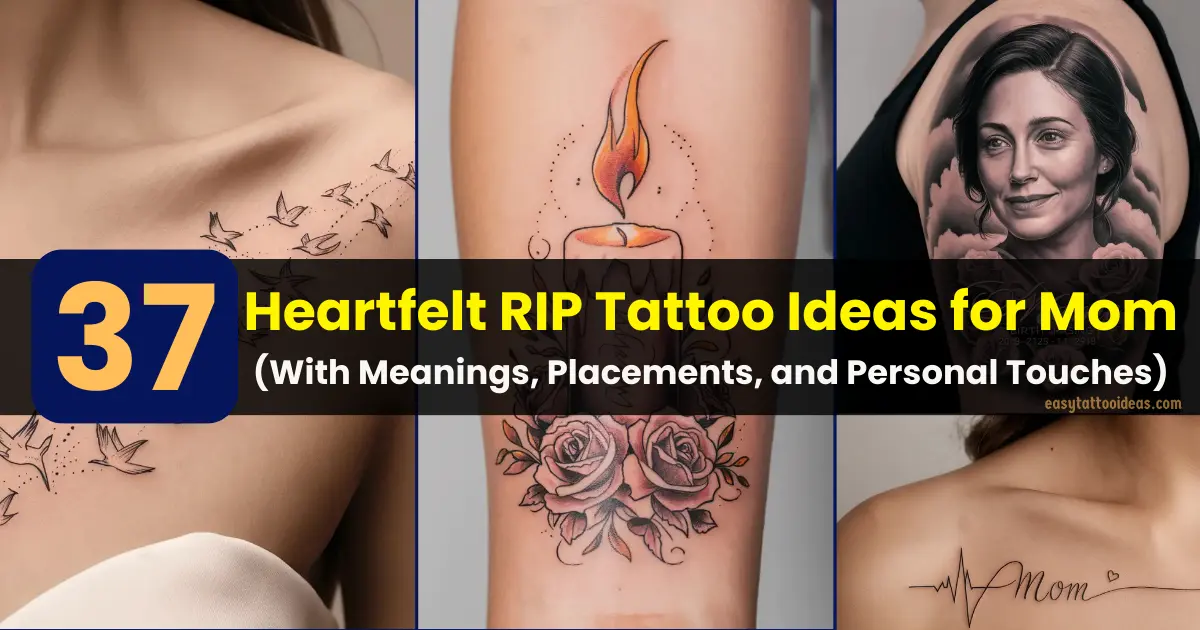 Heartfelt RIP Tattoo Ideas for Mom