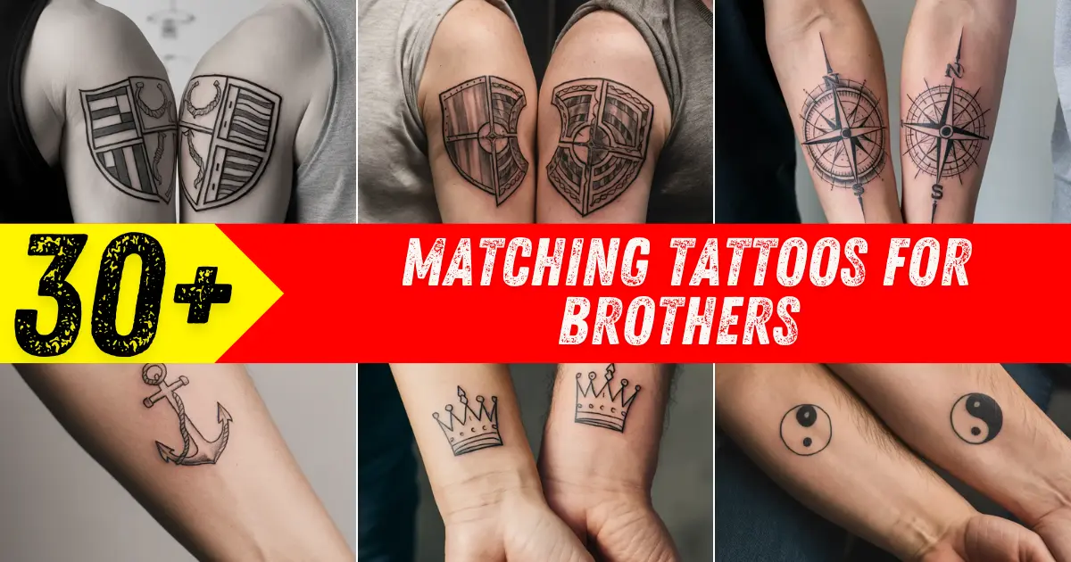 Matching Tattoos for Brothers