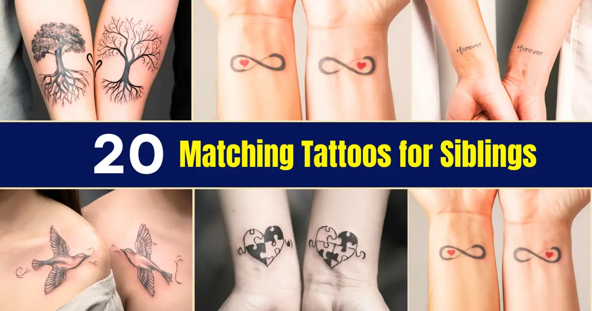 Matching Tattoos for Siblings