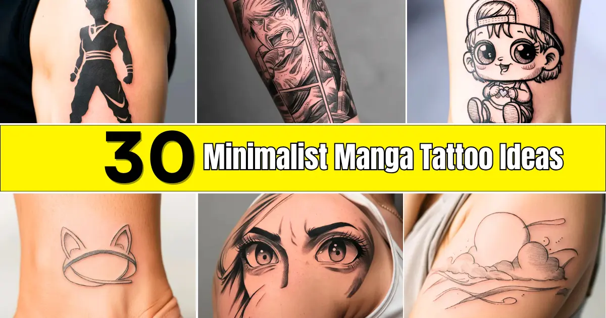 Minimalist Manga Tattoo Ideas