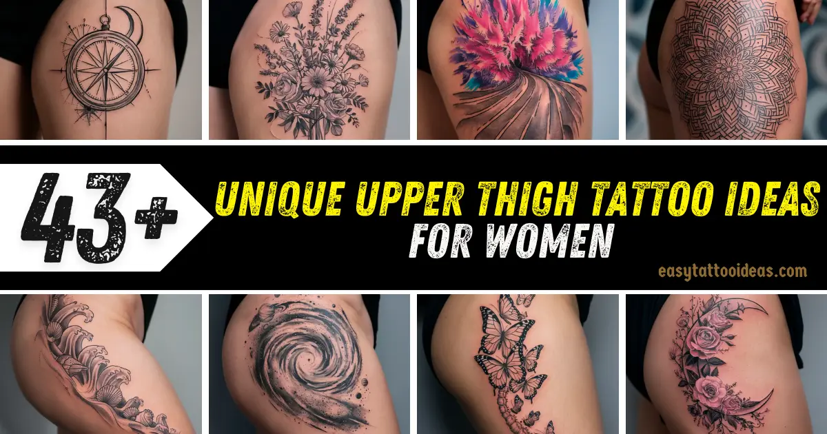 Unique Upper Thigh Tattoo Ideas for Women