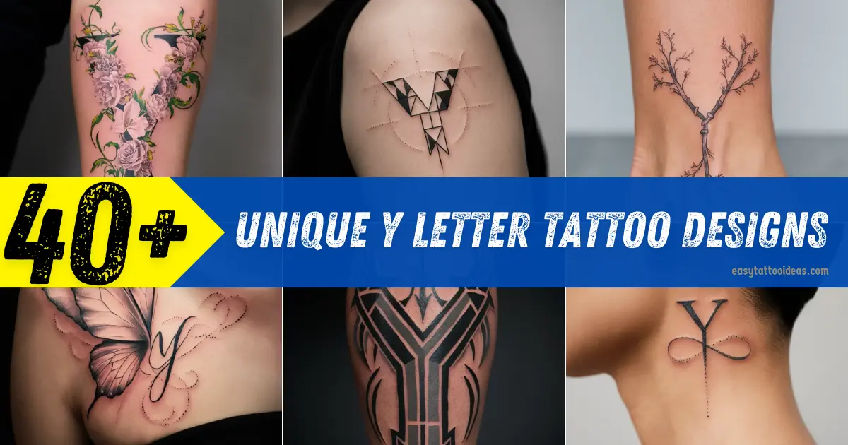 _Unique Y Letter Tattoo Designs