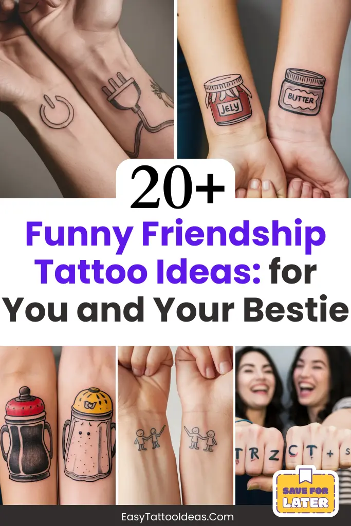 20+ Funny Friendship Tattoo Ideas for You and Your Bestie