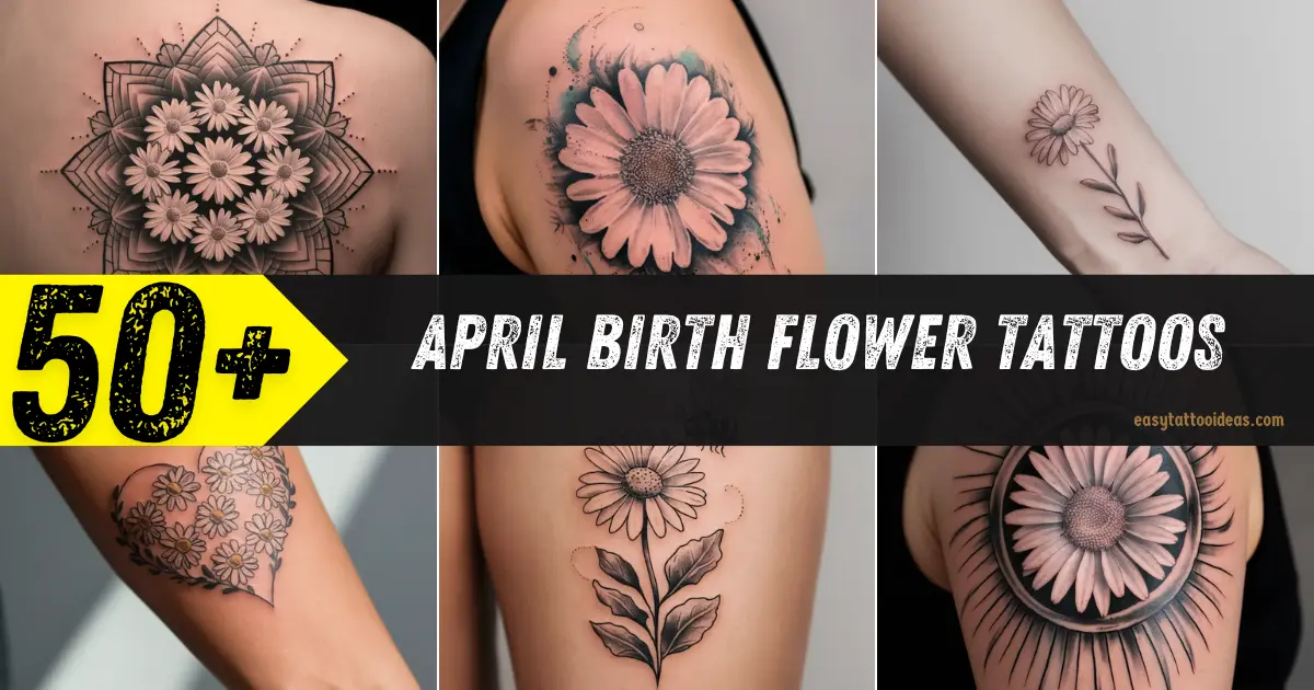 April Birth Flower Tattoos