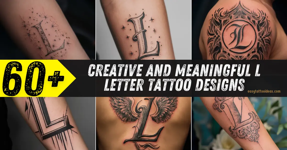 Creative and Meaningful L Letter Tattoo Designs (1)