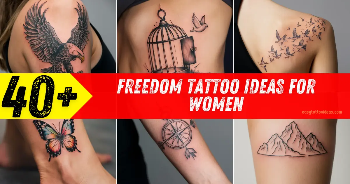 Freedom Tattoo Ideas for Women