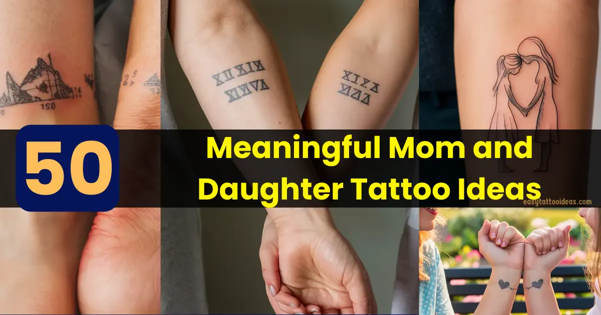 Meaningful Mom and Daughter Tattoo Ideas