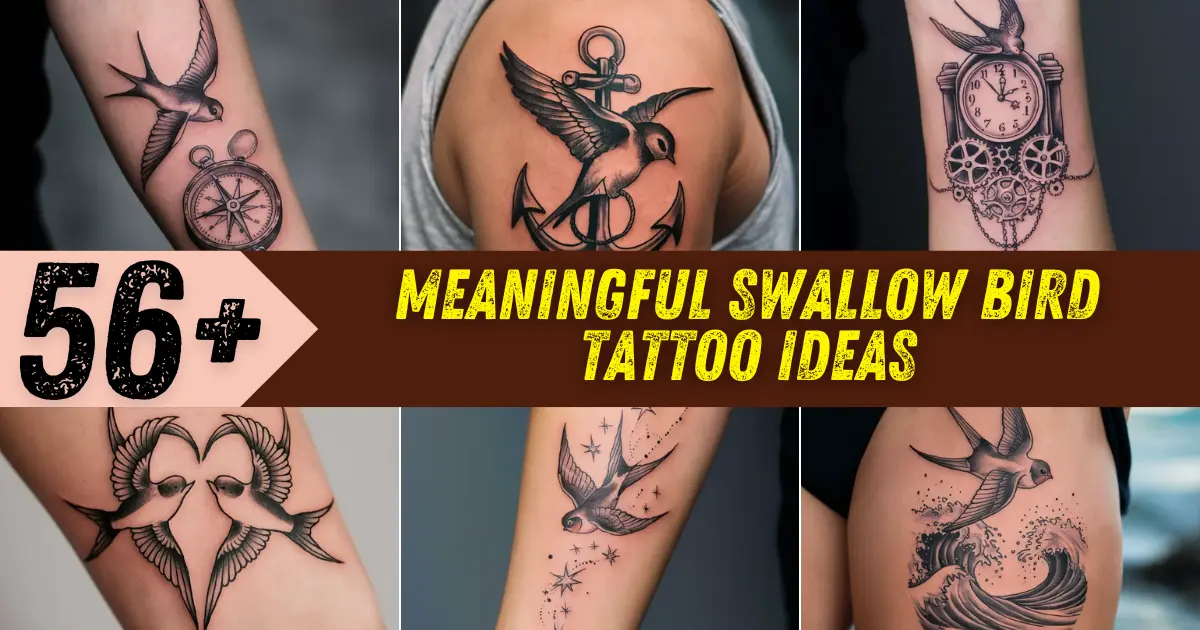 Meaningful Swallow Bird Tattoo Ideas