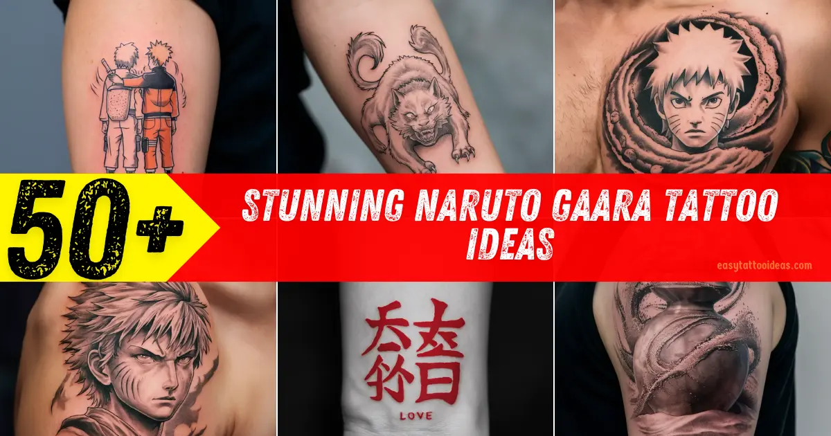 Stunning Naruto Gaara Tattoo Ideas