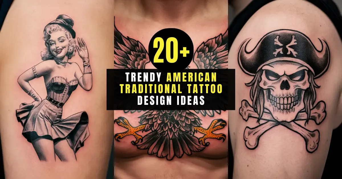 Trendy American Traditional Tattoos